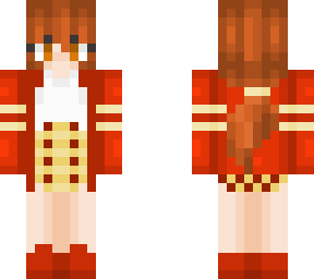 gryffindor ( skirt re- done )