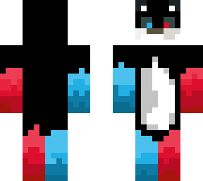 ice and fire furry wolf