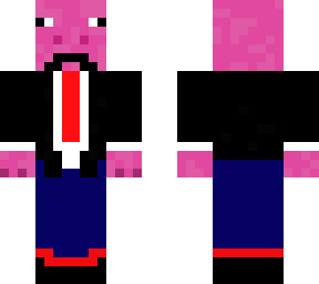 mustache pig with tuxedo version 2