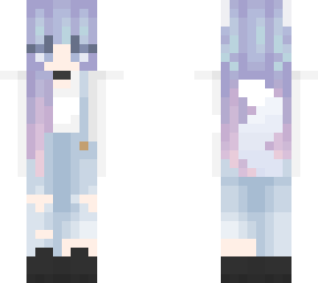 pastel wolf girl