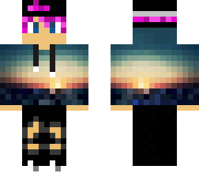 pink hair 3d