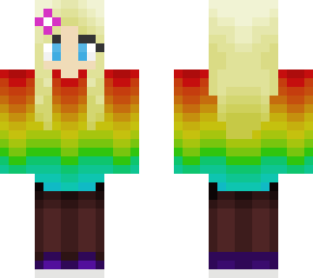 rainbow girl. change of the request from 3peaches