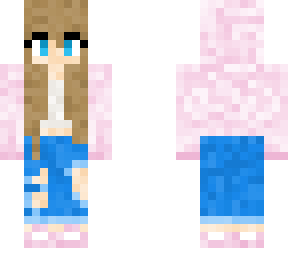 upgraded cute girl skin