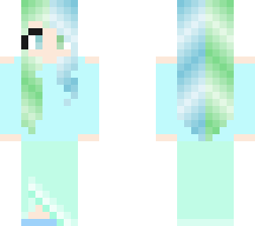 a normal girl  who shall only wear blue and green