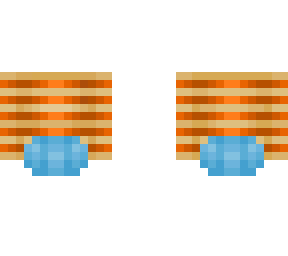 base - yellowish orange w/ orange stripes - shorts