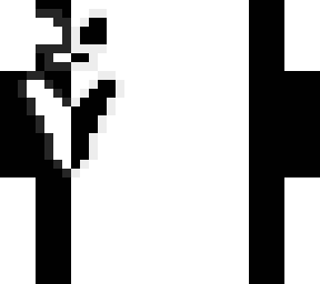 black and white