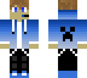 blue gamer boy