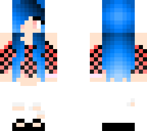 blue haired girl