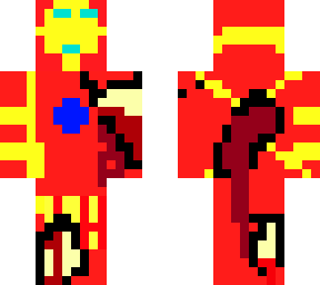 broken iron man suit
