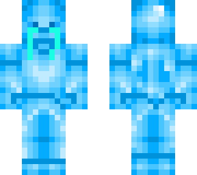 emo shiny cyan steve (dont ask