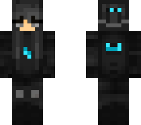 female black suit