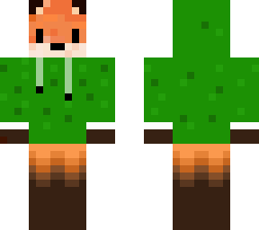 fox with green hoodie (re-skin)
