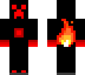 glowing red creeper