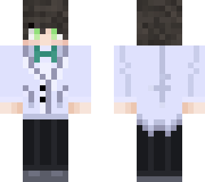 green guy in a suit (me)