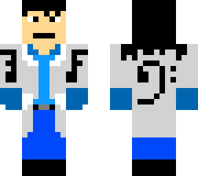 hymn with blue t-shirt and music jacket