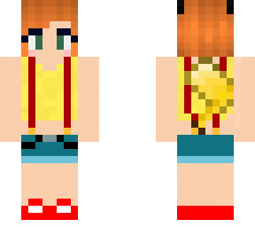 misty with pikachu ears and tail