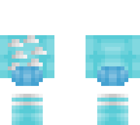 ob - blue cloud outfit w/ boots