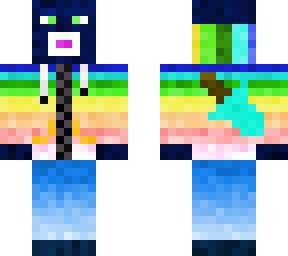 rainbow and rubic cat gamer