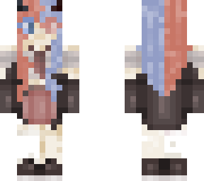 red/blue devil girl