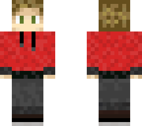 red hoodie