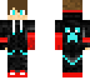 slim boy with blue and red