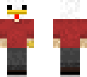 the man in the chicken costume!