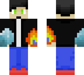 white male with fire powers