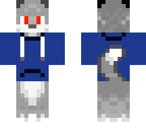 wolf with red eyes