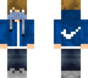 blue hoodie boy