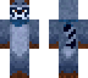 blue raccoon