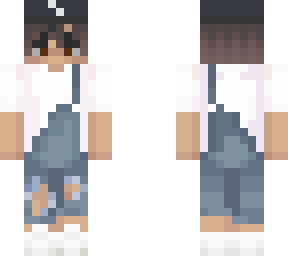 boy with overalls