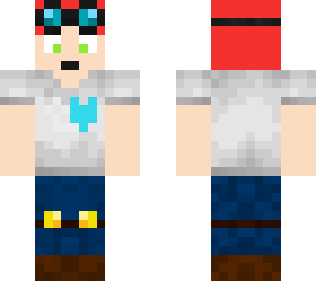 dantdm green eyes red hair