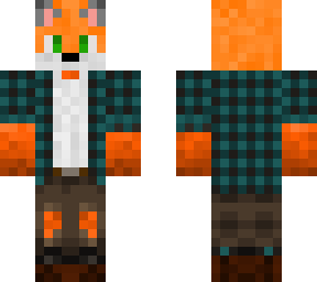 fox, flannel