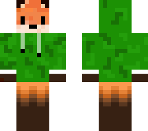 fox with green hoodie 2.0 (re-skin)