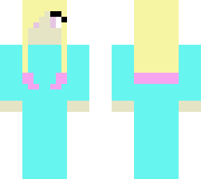 girl with pink tips