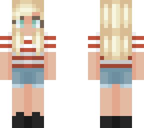 girl with striped shirt