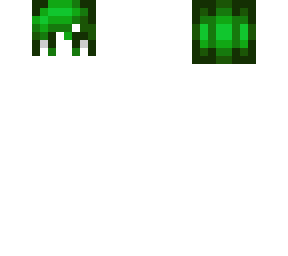 hb - short male - slimey dark green w/ neon green highligh fade