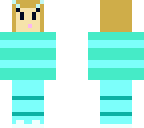 my 6 year old sister did this skin