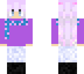 polka doted scarf girl