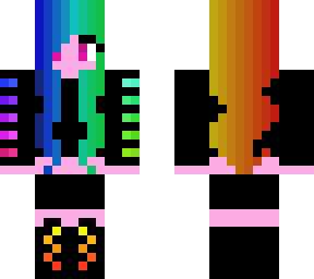 rainbow girl