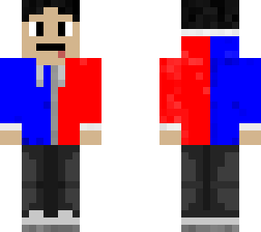 red and blue hoodie v2/1 (slim)