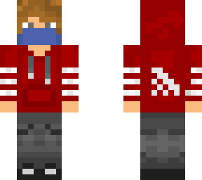 red hoodie