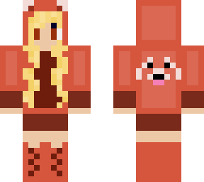 red panda girl