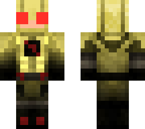 reverse flash with big red eyes