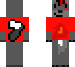 scar with flame shirt