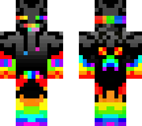 skeppy rainbow hoodie enderman