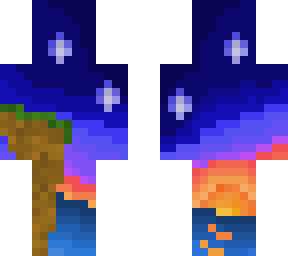 sunset in cliff
