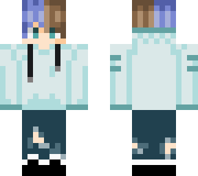 teal hoodie boy