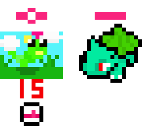 15 followers pokmon pixel art contest