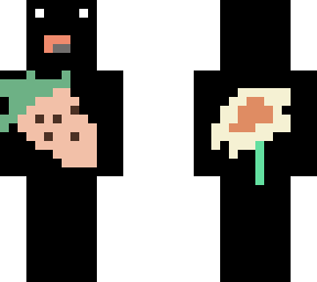a strawberry flower